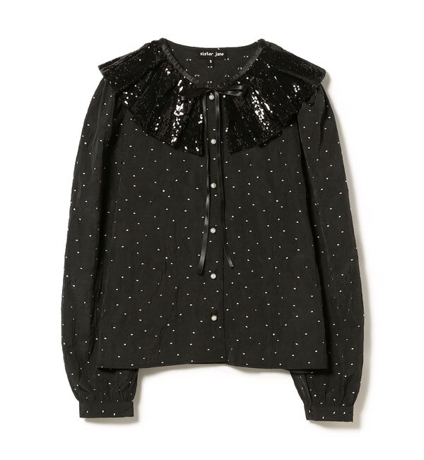 Ray BEAMS / 配色ステッチ シアー シャツ|BEAMS WOMEN(ビームス
