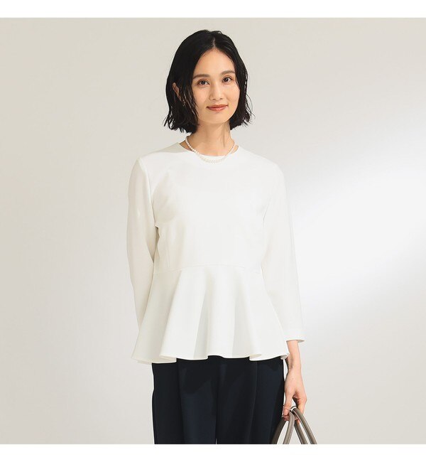 Ray BEAMS / シュリンク カット スキッパー プルオーバー|BEAMS WOMEN(ビームス ウィメン)の通販｜アイルミネ