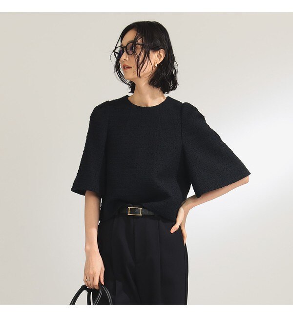 BEAMS BOY / コットン ギャザー ノースリーブ|BEAMS WOMEN(ビームス ウィメン)の通販｜アイルミネ
