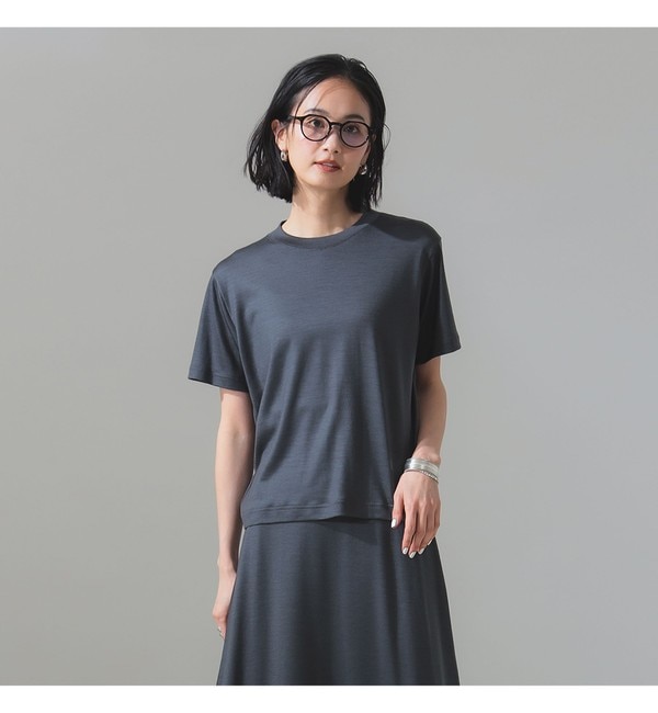 ファッションメンズお薦め|【ビームス　ウィメン/BEAMS WOMEN】 WRAPINKNOT / メリノウール ワイド フィット Tシャツ