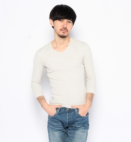 【ビームス メン/BEAMS MEN】 サーマル 7分袖 Uネック [送料無料]