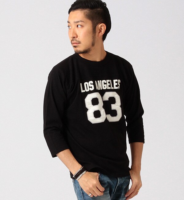 【ビームス メン/BEAMS MEN】 CHESWICK×BEAMS / 別注 3/4フットボールシャツ [送料無料]