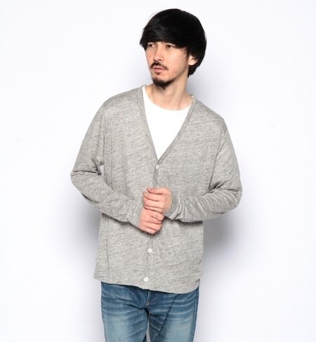 【ビームス メン/BEAMS MEN】 BEAMS / フランダース リネン カーディガン: [送料無料]