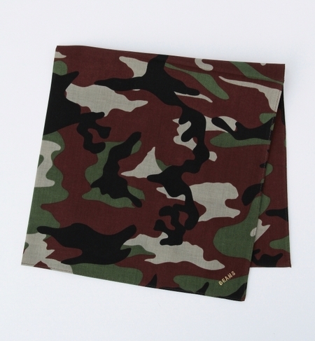 【ビームス メン/BEAMS MEN】 BEAMS / カモフラージュ ハンカチーフ [3000円(税込)以上で送料無料]