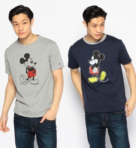 Champion Beams 別注 リバーシブル Tシャツ Mickey Mouse Disney ディズニー 6 480円 ビームス メン ｂｅａｍｓ ｍｅｎ こんど 私の着たい服