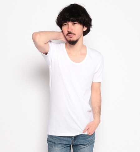 【ビームス メン/BEAMS MEN】 Uネック フライスTee [3000円(税込)以上で送料無料]