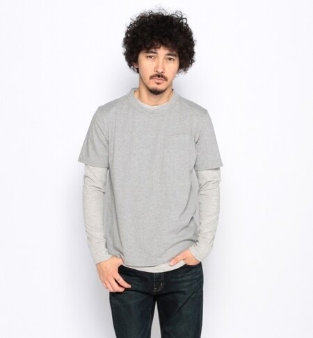 【ビームス メン/BEAMS MEN】 Sanca×BEAMS / 別注 天竺 レイヤード Tシャツ [送料無料]