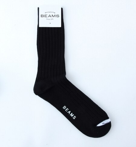 【ビームス メン/BEAMS MEN】 ベーシック リブ編み ソックス [3000円(税込)以上で送料無料]