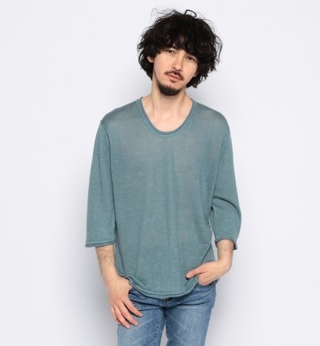 【ビームス メン/BEAMS MEN】 リネン Uネックシャツ [送料無料]