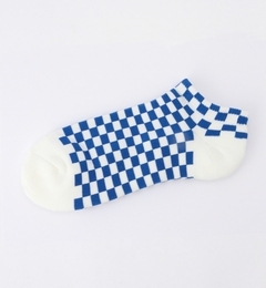 【ビームス メン/BEAMS MEN】 市松柄アンクルソックス [3000円(税込)以上で送料無料]