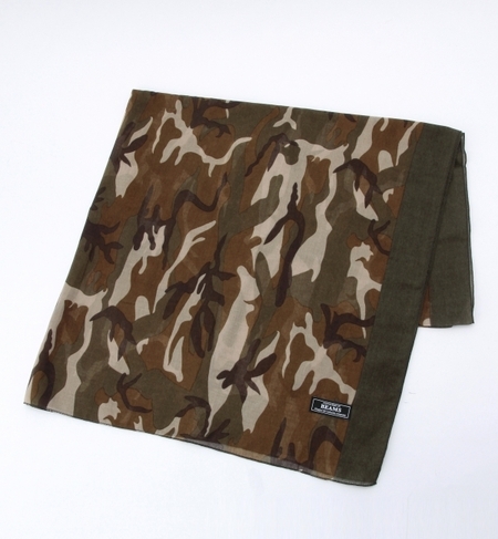 【ビームス メン/BEAMS MEN】 カモフラージュ柄 ストール [送料無料]