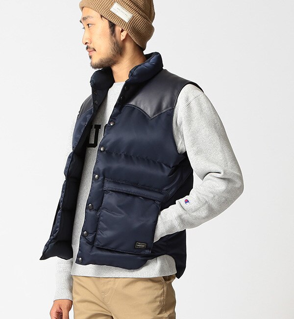 ROCKY MOUNTAIN FEATHERBED×PORTER×BEAMS / 別注 “AIR FORCE COLLECTION”ダウンベスト