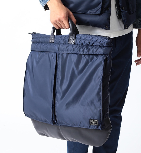 【ビームス メン/BEAMS MEN】 ROCKY MOUNTAIN FEATHERBED×PORTER×BEAMS / 別注 “AIR FORCE COLLECTION”ヘルメットバッグ [送料無料]