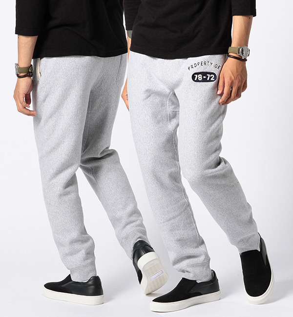 【ビームス メン/BEAMS MEN】 CHESWICK × BEAMS / 別注 刺繍ロゴ スウェットパンツ [送料無料]
