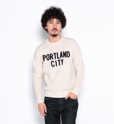 【ビームス メン/BEAMS MEN】 / サガラ刺繍 クルーネックニット [送料無料]