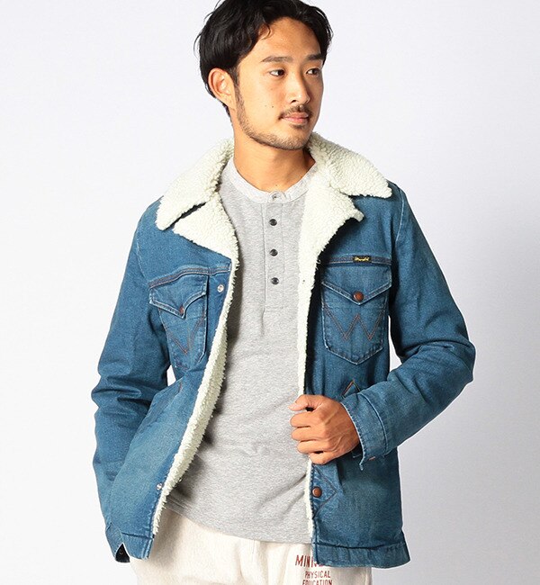 【ビームス メン/BEAMS MEN】 wrangler×BEAMS / 別注 ボア ジャケット [送料無料]