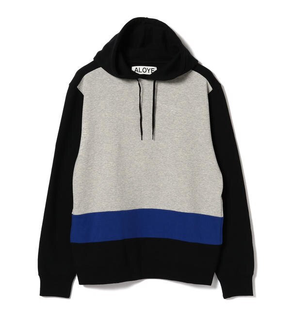 men color block hoodie