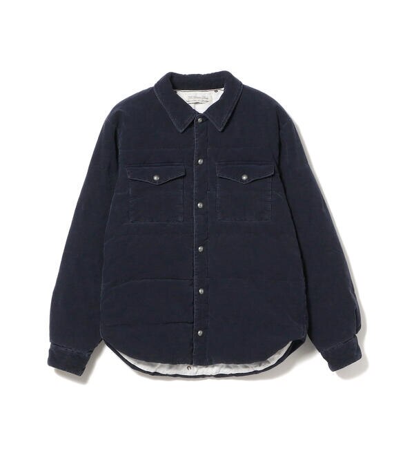 REMI RELIEF×BEAMS PLUS / 別注コーデュロイダウンシャツ | labiela.com