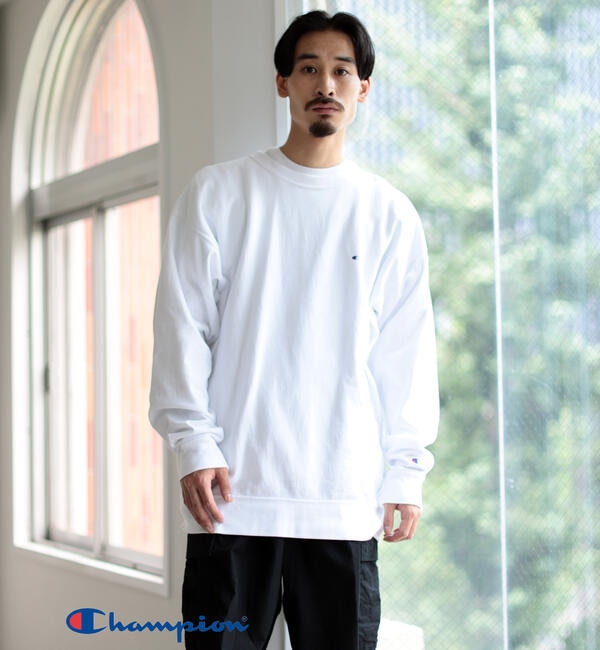 Champion Beams 別注 Long Sleeve T Shirt Beams Men ビームス メン の通販 アイルミネ