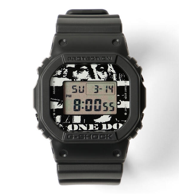 モテ系ファッションメンズ|【ビームス　メン/BEAMS MEN】 G-SHOCK / KOUSUKE KAWAMURA × BEAMS T 別注 DW 5600-E ''1 dollar bill shredded’’