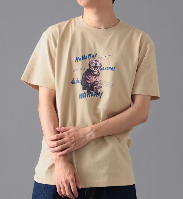 Special Price Beams T Hahaha Cat Tシャツ Beams Men ビームス メン の通販 アイルミネ