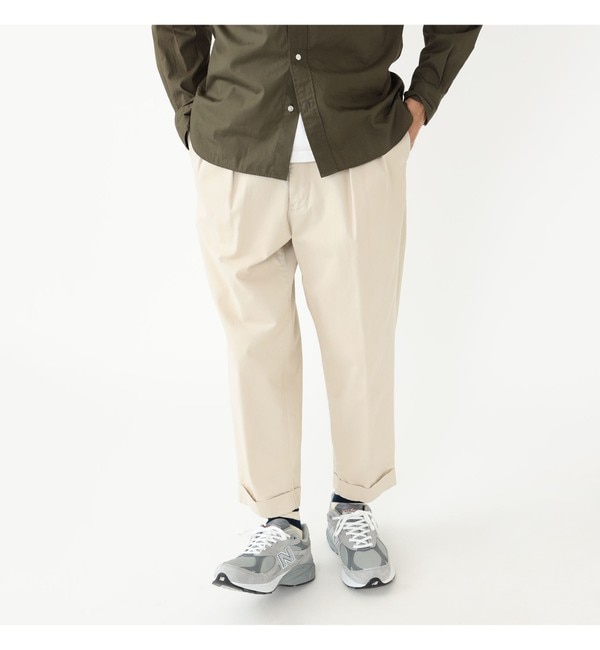 ファッションメンズなら|【ビームス　メン/BEAMS MEN】 2 Pleats Twill