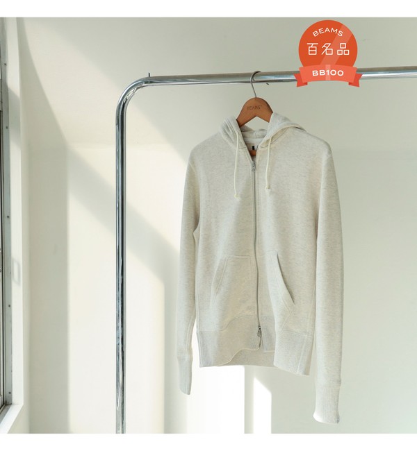 LOOPWHEELER×BEAMS PLUS / 別注 Slim Zip Sweat Hoody|BEAMS MEN ...