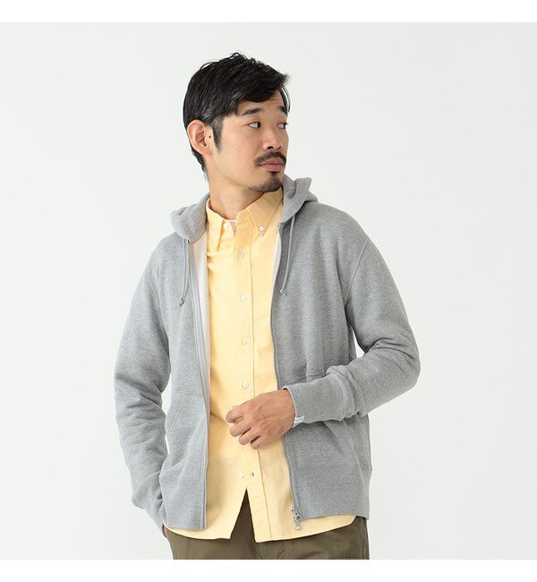 LOOPWHEELER×BEAMS PLUS / 別注 Slim Zip Sweat Hoody|BEAMS MEN