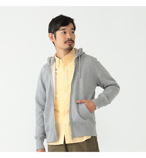 LOOPWHEELER×BEAMS PLUS / 別注 Slim Zip Sweat Hoody|BEAMS MEN