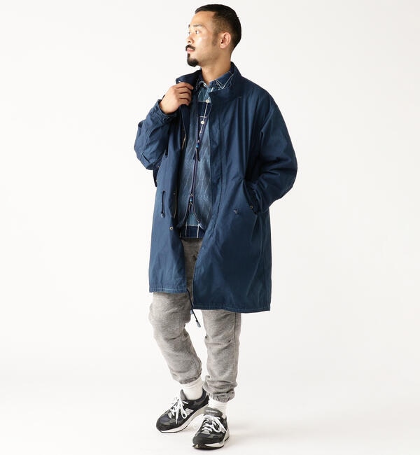 REMI RELIEF × BEAMS PLUS / 別注 M65 Parka Indigo|BEAMS MEN