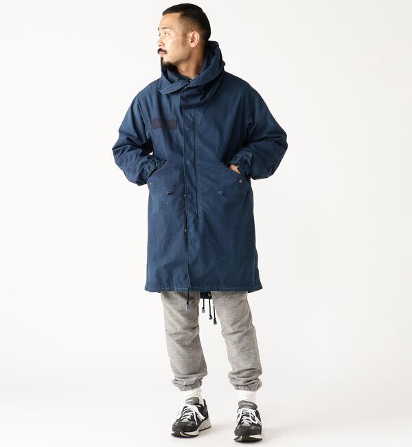 REMI RELIEF × BEAMS PLUS / 別注 M65 Parka Indigo|BEAMS MEN