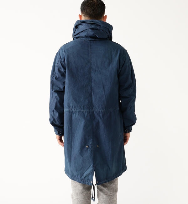 REMI RELIEF × BEAMS PLUS / 別注 M65 Parka Indigo|BEAMS MEN