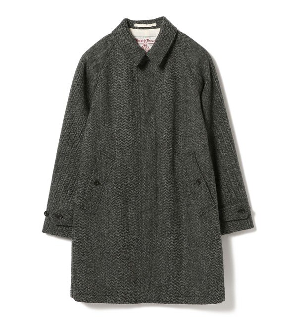 BEAMS PLUS / ハリスツイード バルカラー コート|BEAMS MEN