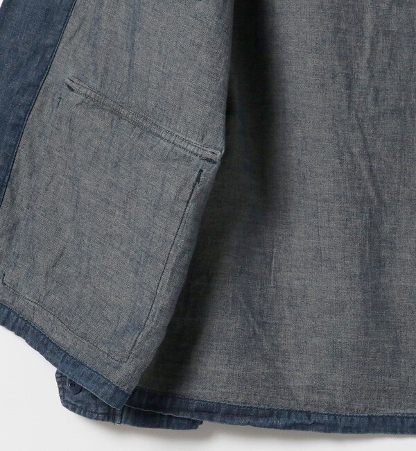 REMI RELIEF × BEAMS PLUS / 別注 Military Shirt Jacket Cotton Linen