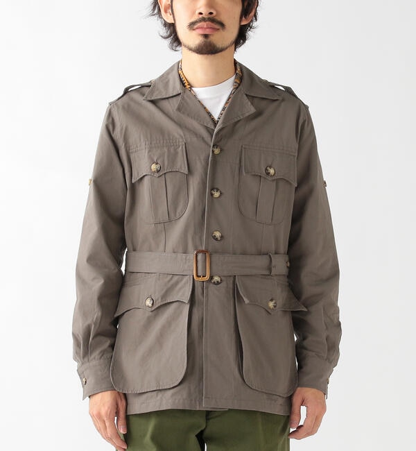 Willis＆Geiger × BEAMS PLUS / 別注 Bush Jacket Pewter|BEAMS MEN