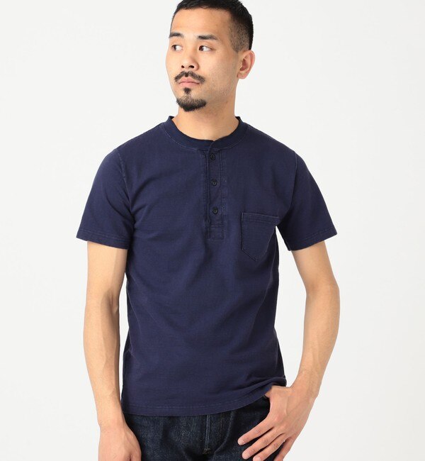 REMI RELIEF × BEAMS PLUS / 別注 Henley Neck Pocket T-shirt|BEAMS