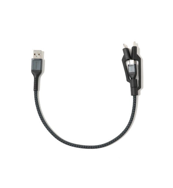 ＜アイルミネ＞【ビームス メン/BEAMS MEN】 NOMAD / Universal Cable USB-A Kevlar(R) 0.3m ユニバーサルケーブル画像