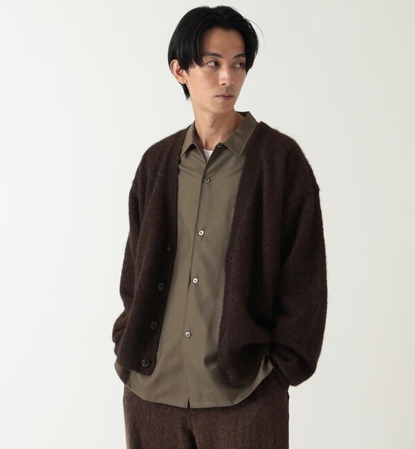 BEAMS / アルパカ カーディガン|BEAMS MEN(ビームス メン)の通販｜アイルミネ