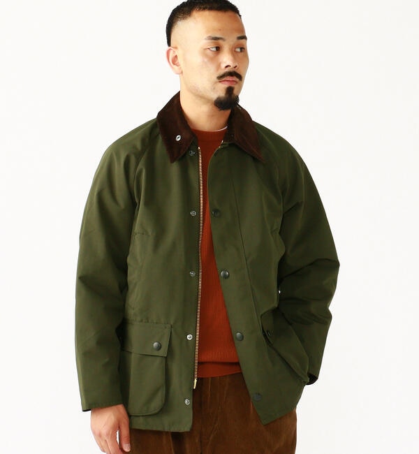 Barbour BEAMS PLUS別注 BEDALE Classic Fitコットン100％