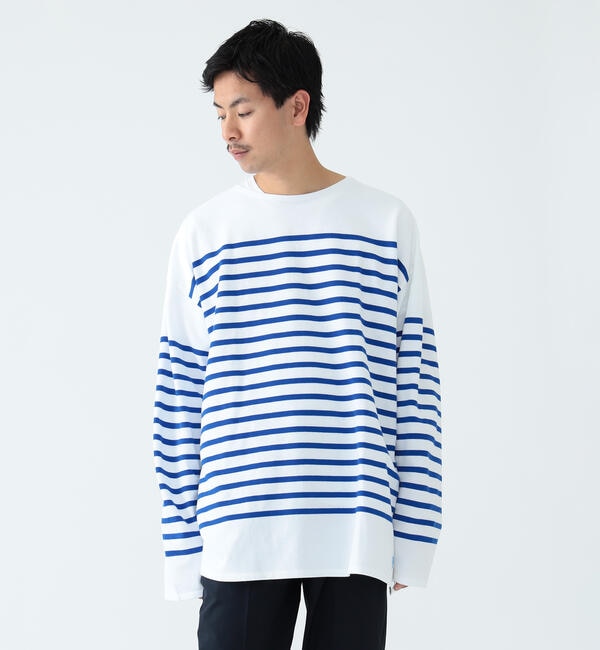 ORCIVAL × BEAMS / 別注 ナバル ボーダー ロングスリーブ Tシャツ