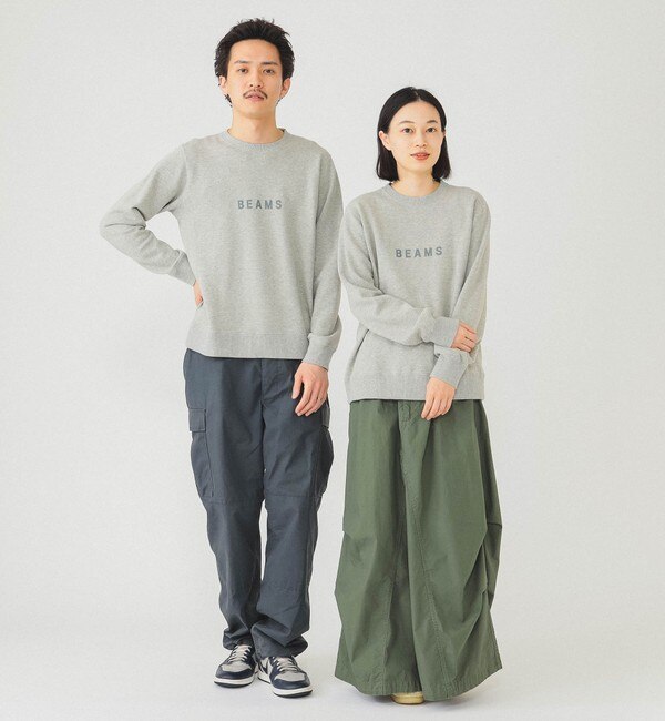 ビームスの百名品】BEAMS / BEAMS クルーネック スウェットシャツ