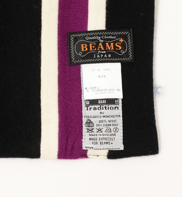 ENGLISH TRADITION × BEAMS PLUS / 別注 スクールマフラー|BEAMS MEN