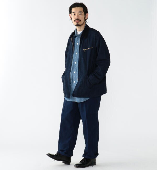 beams plus別注 ポストオーバーオールズ chicago jacket