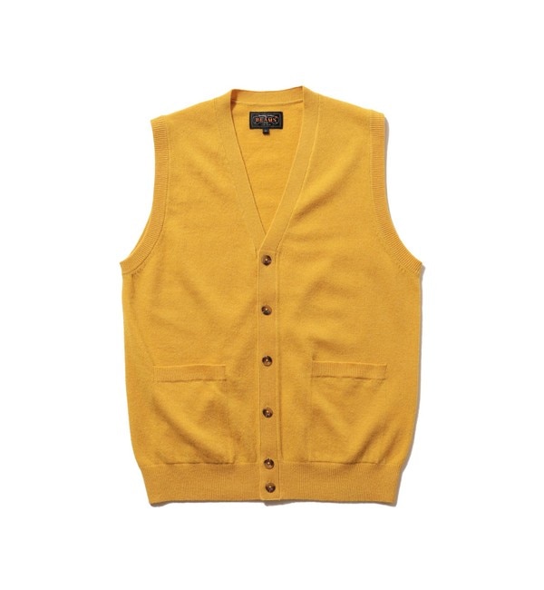 BEAMS PLUS / Button Knit Vest Solid|BEAMS MEN(ビームス メン)の通販