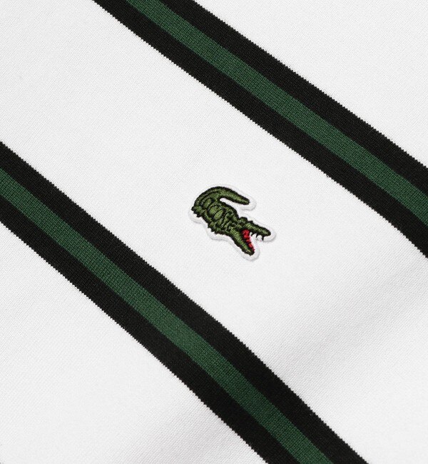 LACOSTE for BEAMS / 別注 ボーダー ロングスリーブ Tシャツ|BEAMS MEN