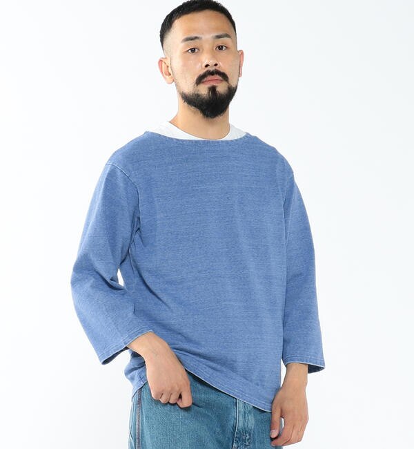 REMI RELIEF × BEAMS PLUS / 別注 Cotton Basque Shirt 3/4 Sleeve