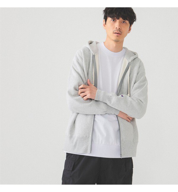 Champion × BEAMS / 別注 フルジップ パーカー