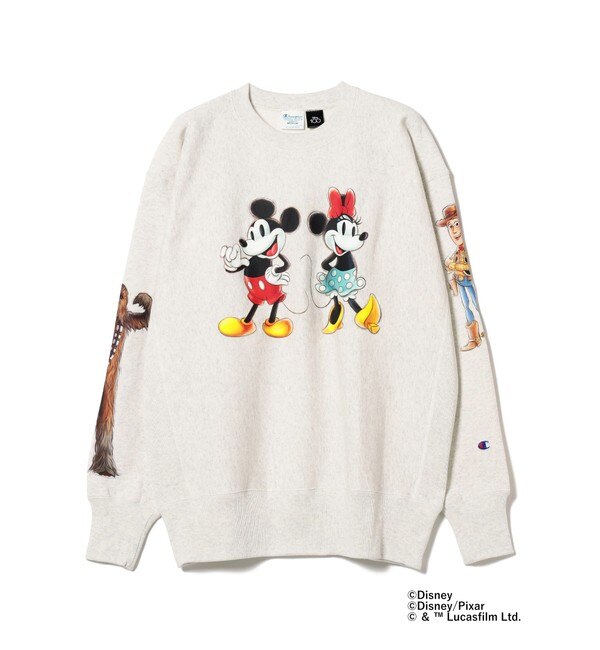 Champion × BEAMS / Disney100 Collection Crewneck Sweat