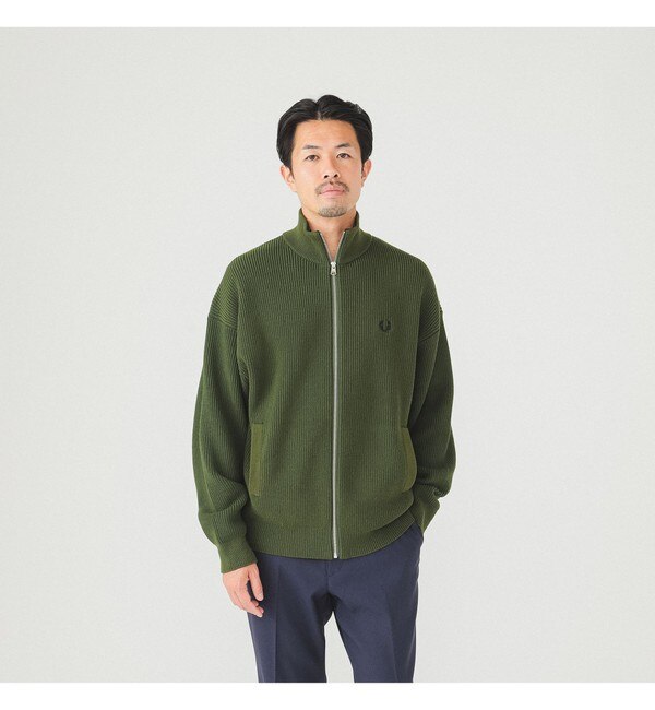 FRED PERRY × BEAMS / 別注 ドライバーズニット|BEAMS MEN(ビームス