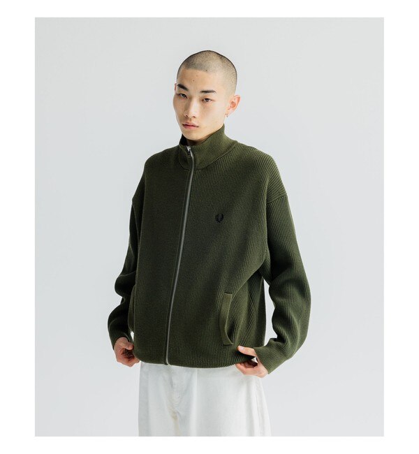 FRED PERRY × BEAMS / 別注 ドライバーズニット|BEAMS MEN(ビームス